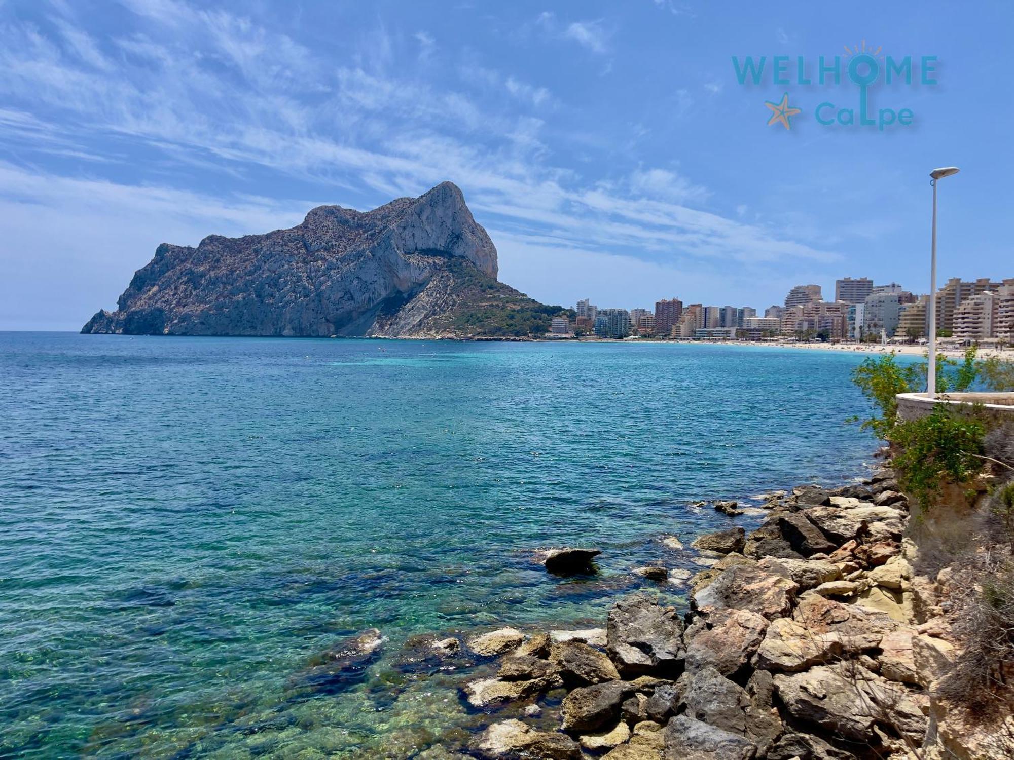 Acuarela Estudio, 1ª Linea, Vista Al Mar, Piscina Κάλπε Εξωτερικό φωτογραφία