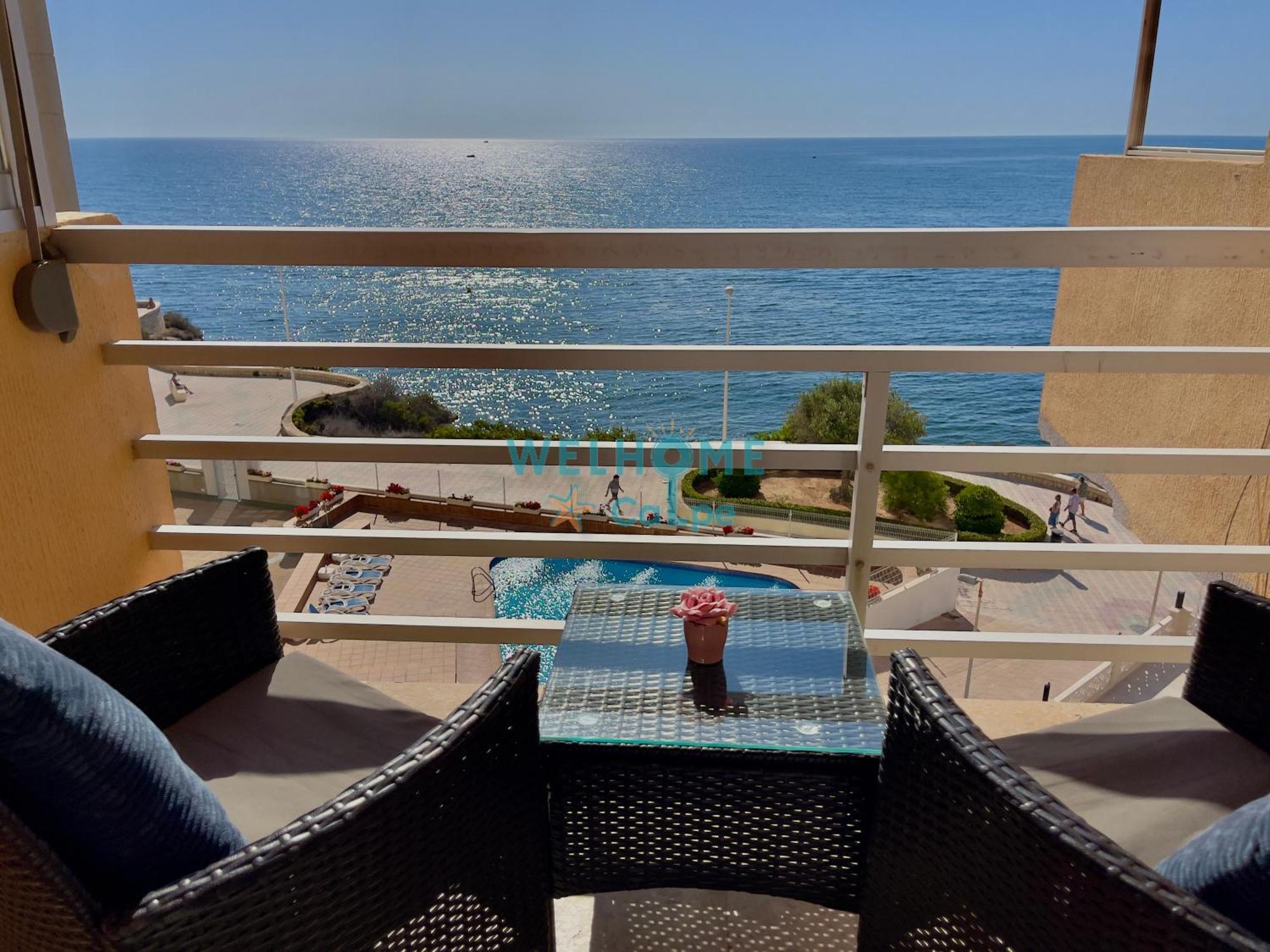 Acuarela Estudio, 1ª Linea, Vista Al Mar, Piscina Κάλπε Εξωτερικό φωτογραφία