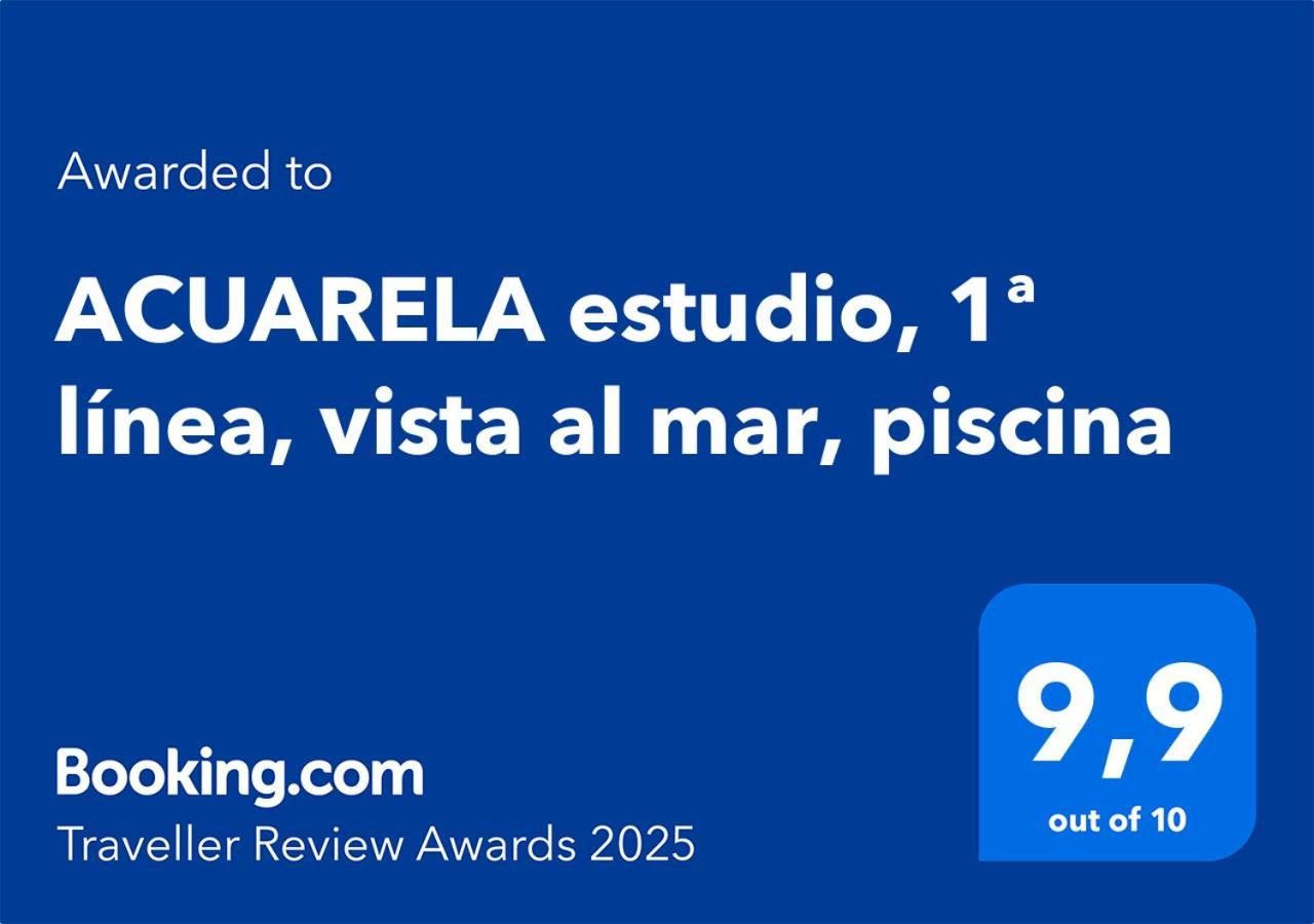 Acuarela Estudio, 1ª Linea, Vista Al Mar, Piscina Κάλπε Εξωτερικό φωτογραφία